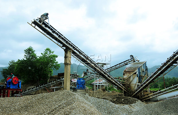 �����e100t/h����ʯ��ɰ���a���\������